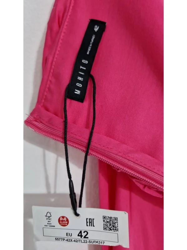 Rochie de seară Mohito EU 42 | Fuchsia, Midi - Image 7