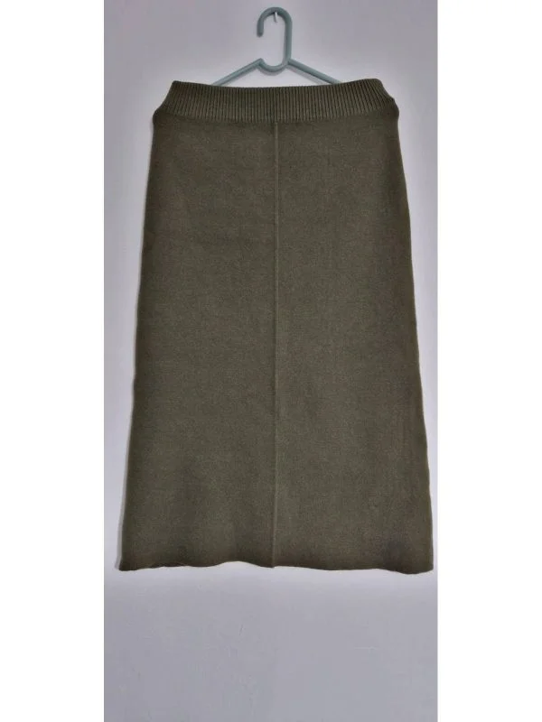 Fustă Zara L | Khaki, Midi - Image 2