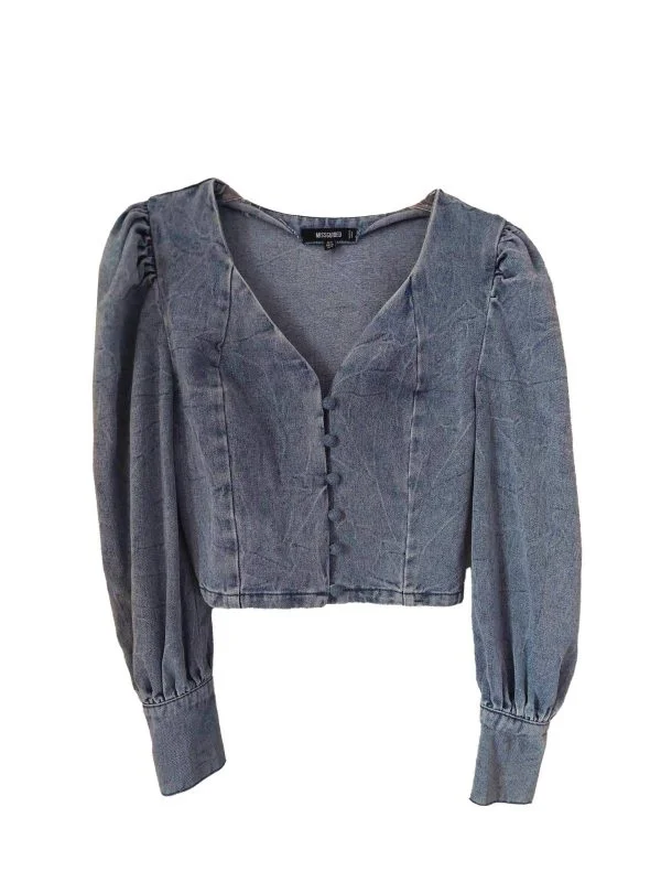 Top Missguided EU 36 | Albastru, Normal