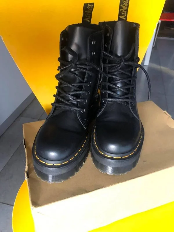 Ghete Dr. Martens EU 37 | Negru, Piele naturală - Image 8