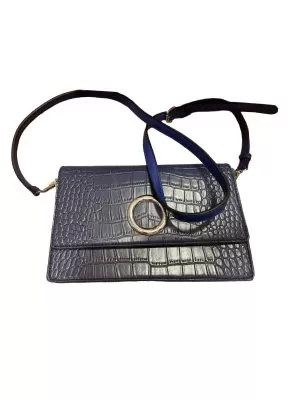 Geantă de mână UNBRANDED | Albastru, Piele ecologică