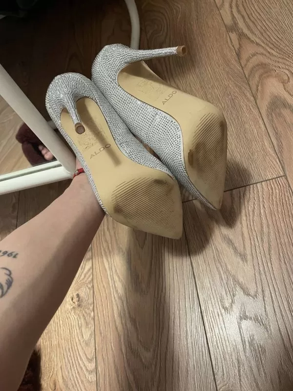 Pantofi cu toc înalt Aldo EU 35 | Gri - Image 4