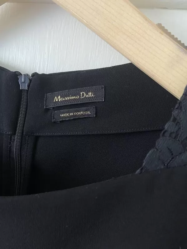 Rochie office Massimo Dutti EU 38 | Albastru, Midi, Poliester - Image 4