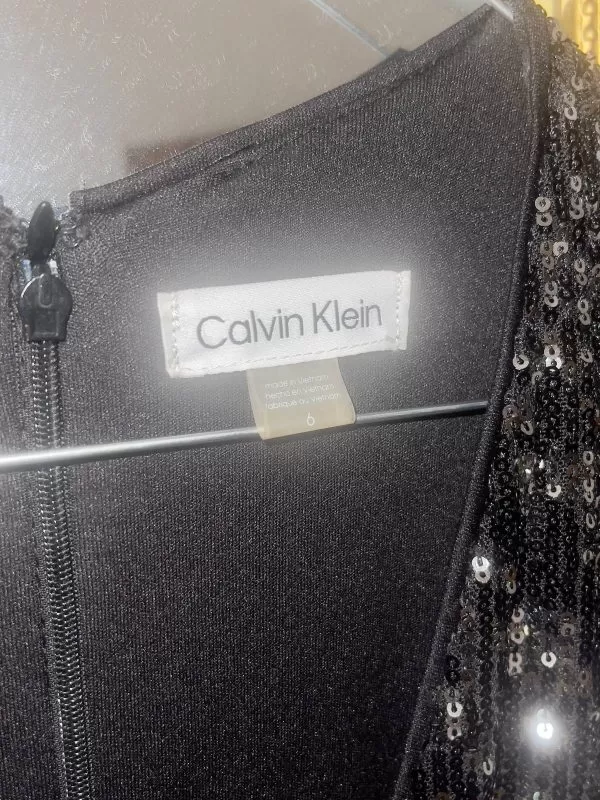 Rochie de seară Calvin Klein UK 6 | Negru, Mini, Poliester - Image 5
