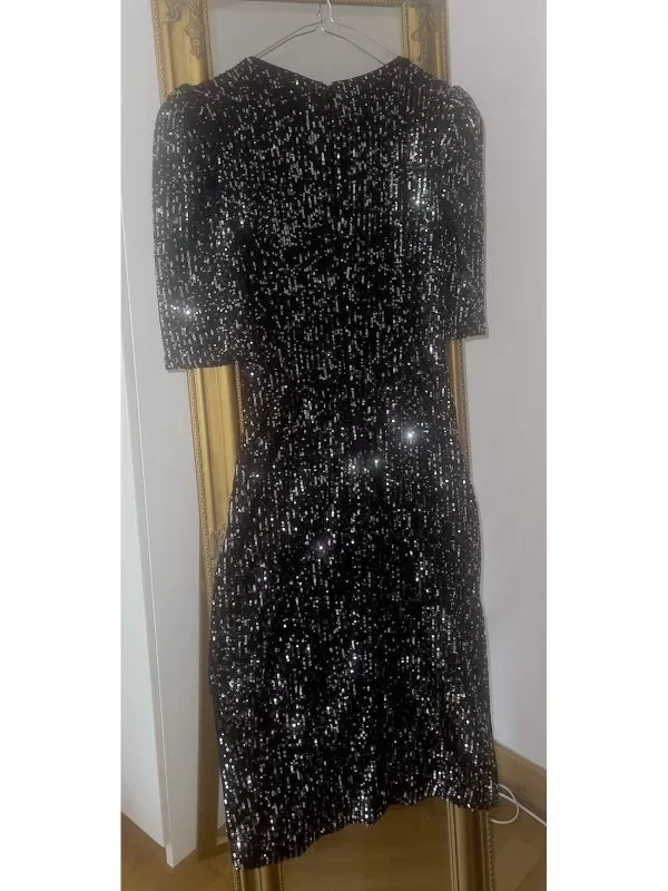 Rochie de seară Calvin Klein UK 6 | Negru, Mini, Poliester - Image 6