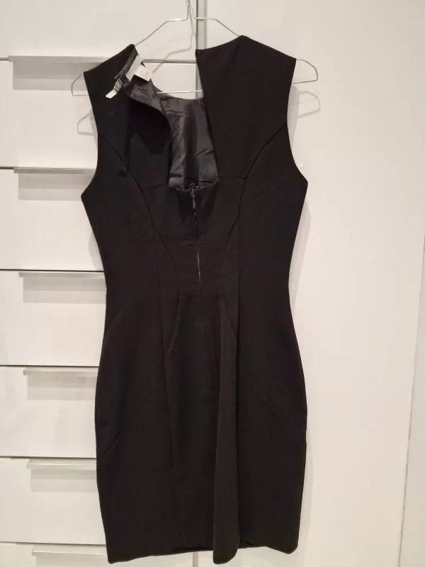 Rochie de seară H&M EU 34 | Negru, Mini, Poliester - Image 2