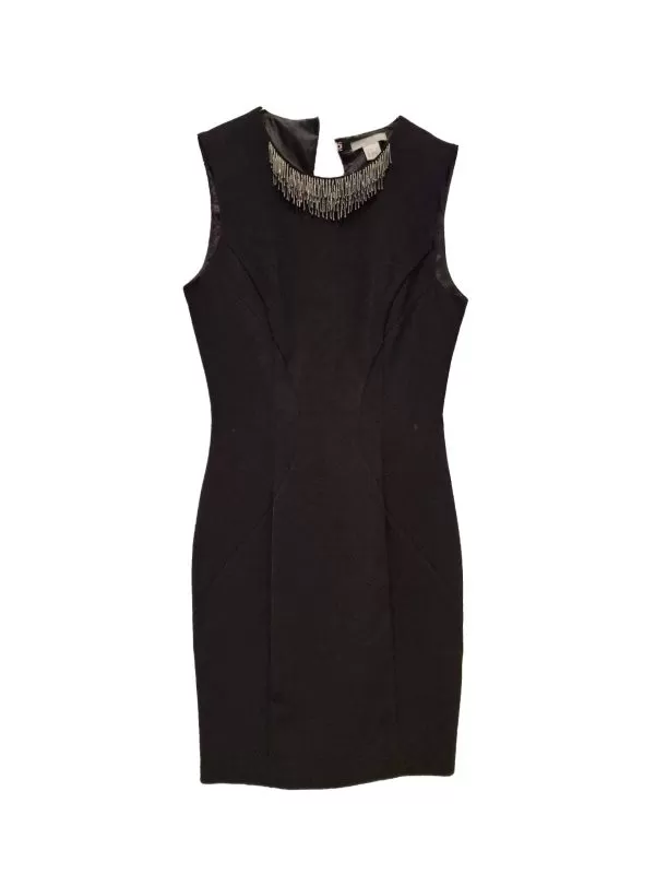 Rochie de seară H&M EU 34 | Negru, Mini, Poliester