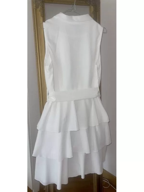 Rochie de seară Shein EU 38 | Alb, Midi, Poliester - Image 5