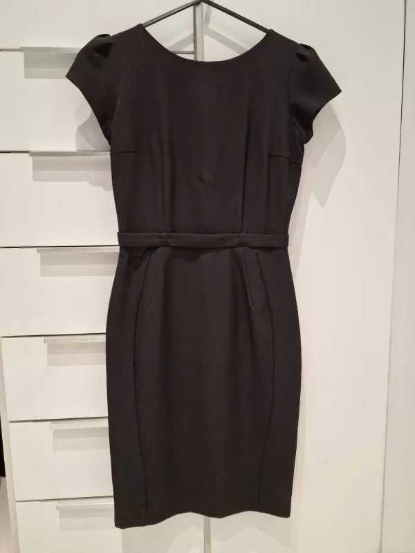 Rochie office POEMA EU 36 | Negru, Midi, Poliester - Image 2