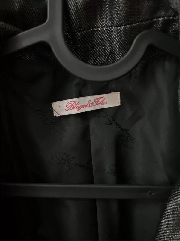 Sacou BLUGIRL FOLIES S | Gri, Normal, Bumbac - Image 5