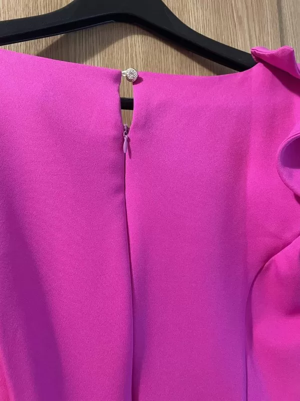 Rochie de seară FOFY EU 42 | Roz, Midi, Poliester - Image 6