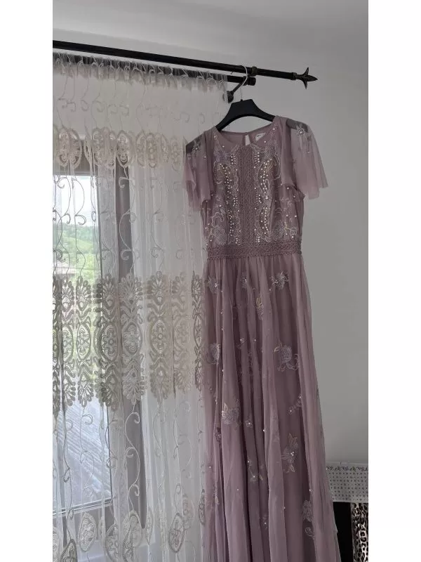 Rochie de seară ASOS EU 34 | Roz, Maxi, Poliester - Image 6