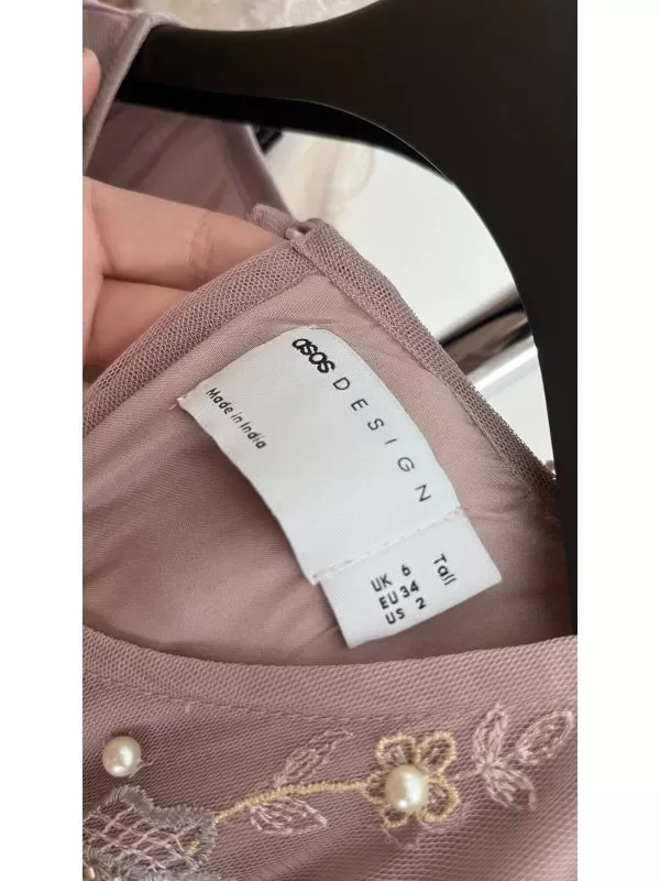 Rochie de seară ASOS EU 34 | Roz, Maxi, Poliester - Image 7