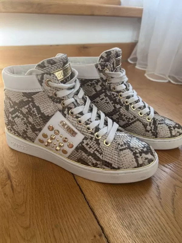Sneakers Guess EU 37 | Maro, Piele ecologică - Image 4