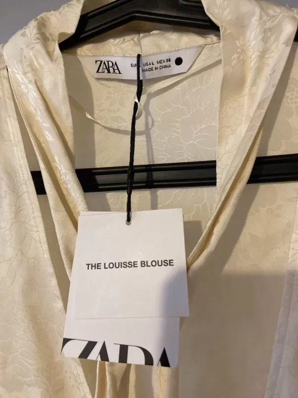 Bluză Zara L | Bej, Normal - Image 7