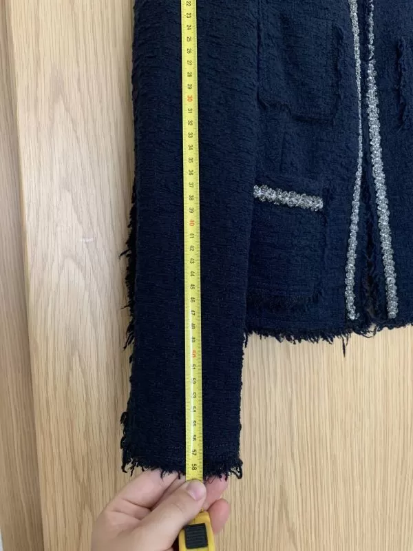 Sacou Zara EU 38 | Albastru, Normal, Mânecă lungă - Image 3