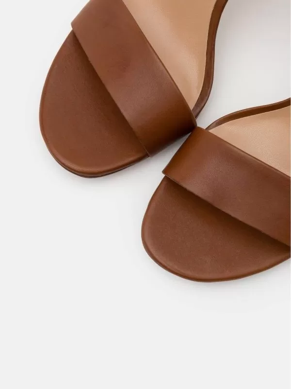 Sandale cu toc Ralph Lauren EU 36 | Maro, Piele naturală - Image 6