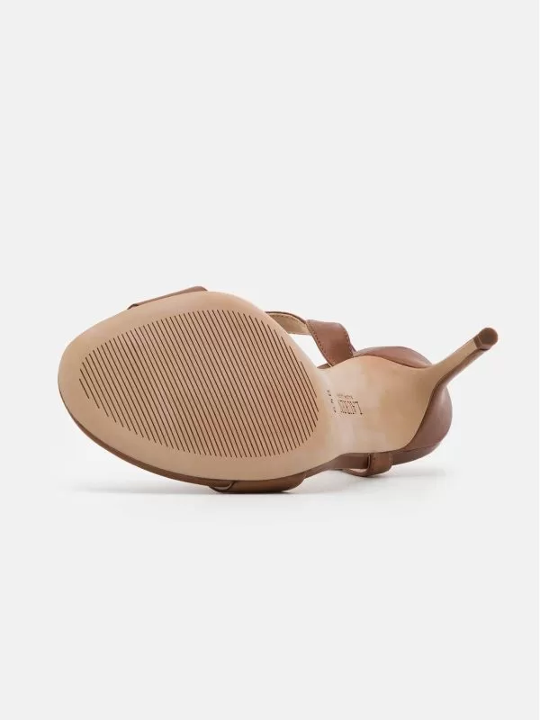 Sandale cu toc Ralph Lauren EU 36 | Maro, Piele naturală - Image 5