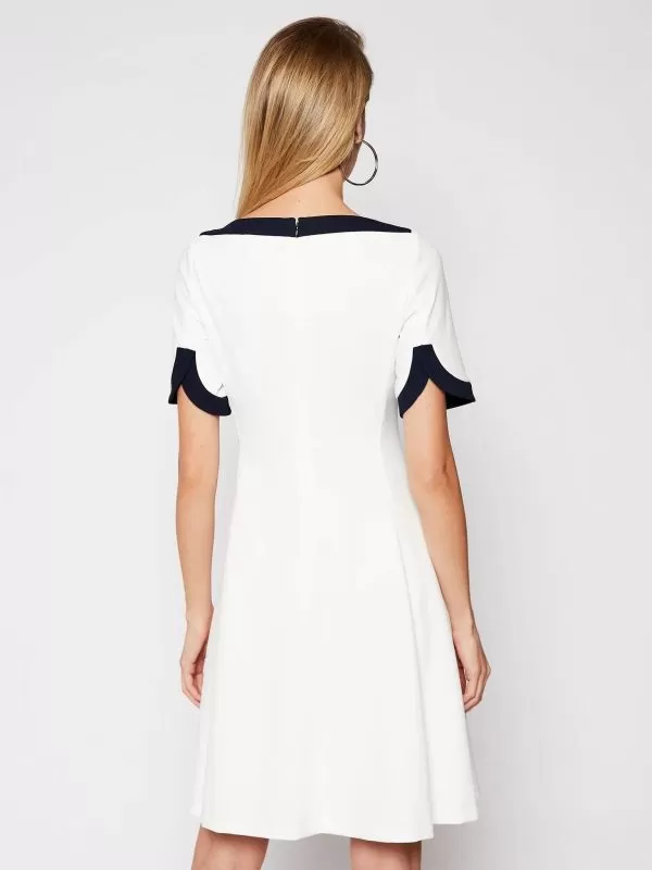 Rochie de seară DKNY EU 38 | Alb, Mini, Poliester - Image 7