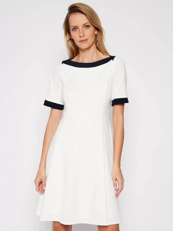 Rochie de seară DKNY EU 38 | Alb, Mini, Poliester - Image 6