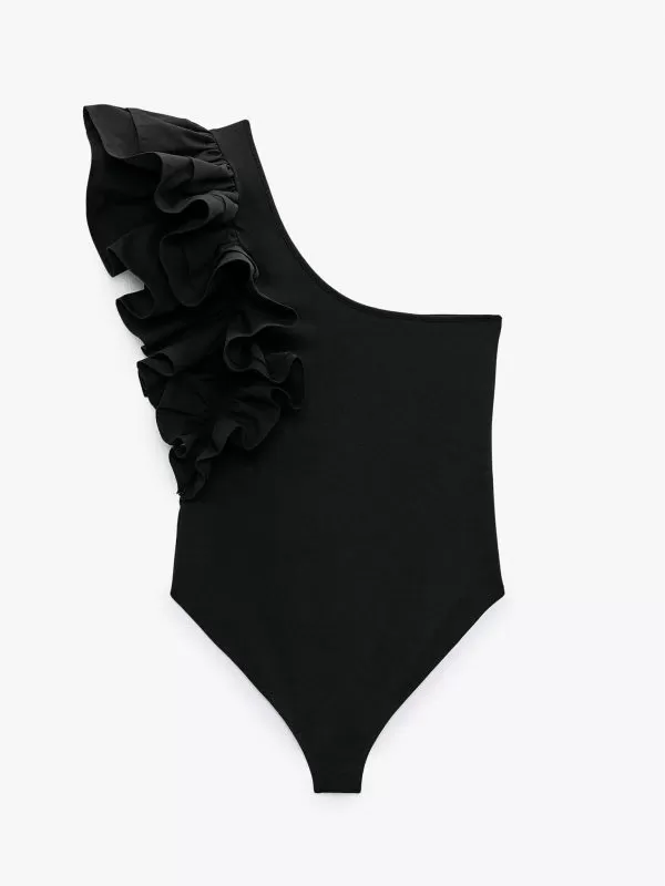 Body Zara EU 36 | Negru, Normal, Poliester - Image 2