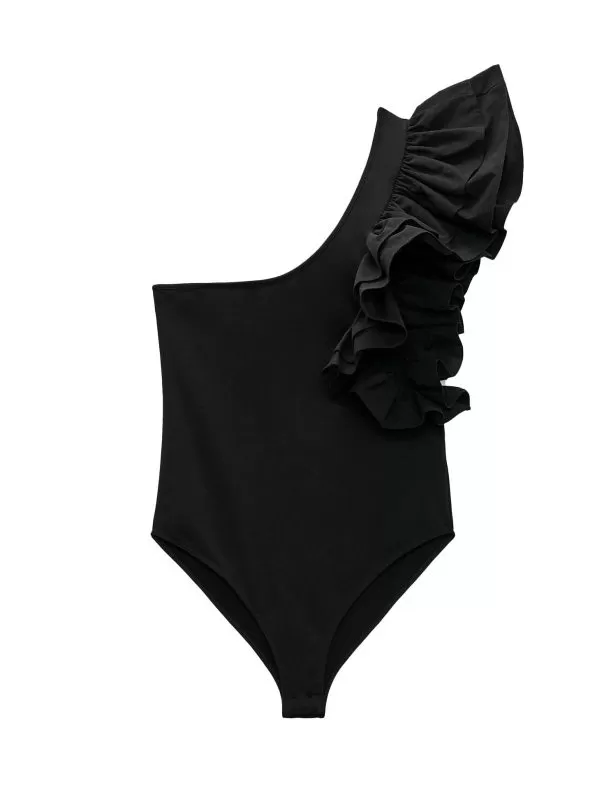Body Zara EU 36 | Negru, Normal, Poliester
