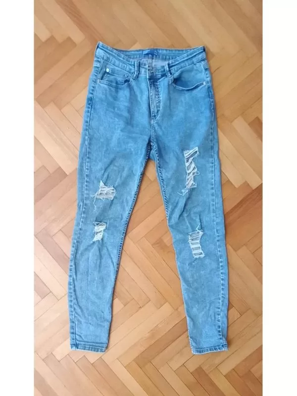 Blugi Sinsay EU 40 | Albastru, Lungi, Denim - Image 5