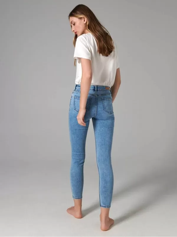Blugi Sinsay EU 40 | Albastru, Lungi, Denim - Image 3