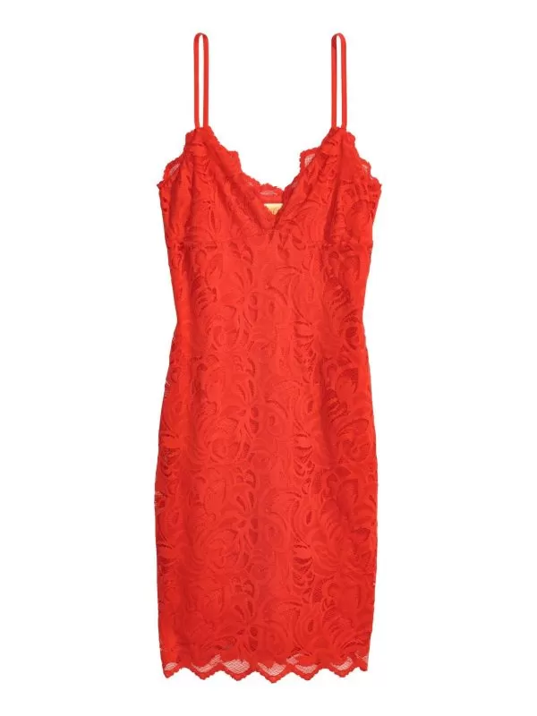 Rochie de seară H&M EU 34 | Roșu, Mini, Bretele subțiri