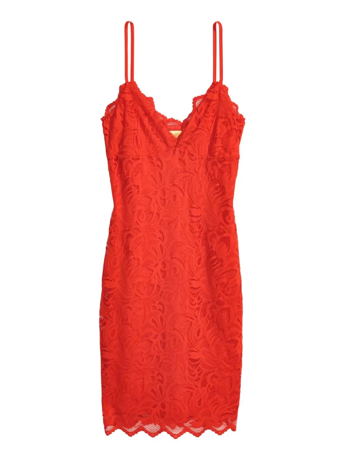 Rochie de seară H&M EU 34 | Roșu, Mini, Bretele subțiri