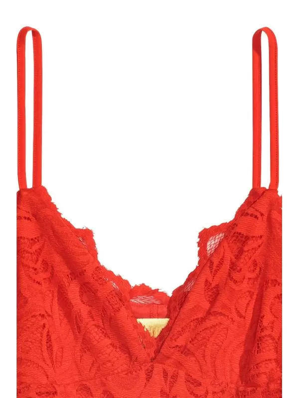 Rochie de seară H&M EU 34 | Roșu, Mini, Bretele subțiri - Image 2