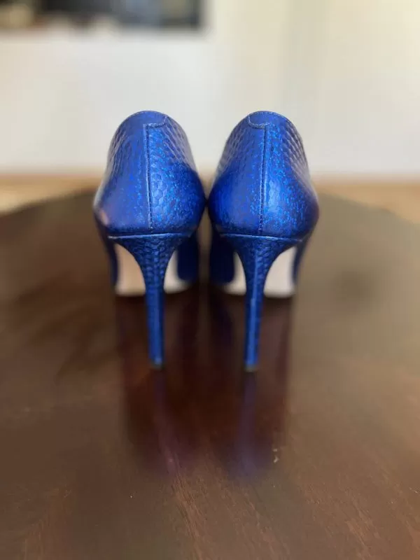 Pantofi cu toc înalt Musette EU 35 | Albastru, Piele naturală - Image 3