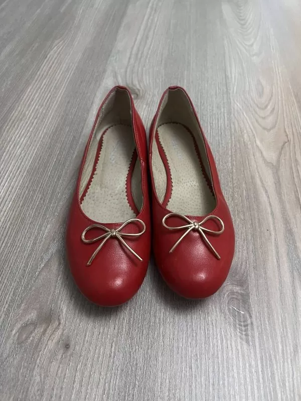 Balerini TUNGUS EU 35 | Roșu, Piele naturală - Image 2