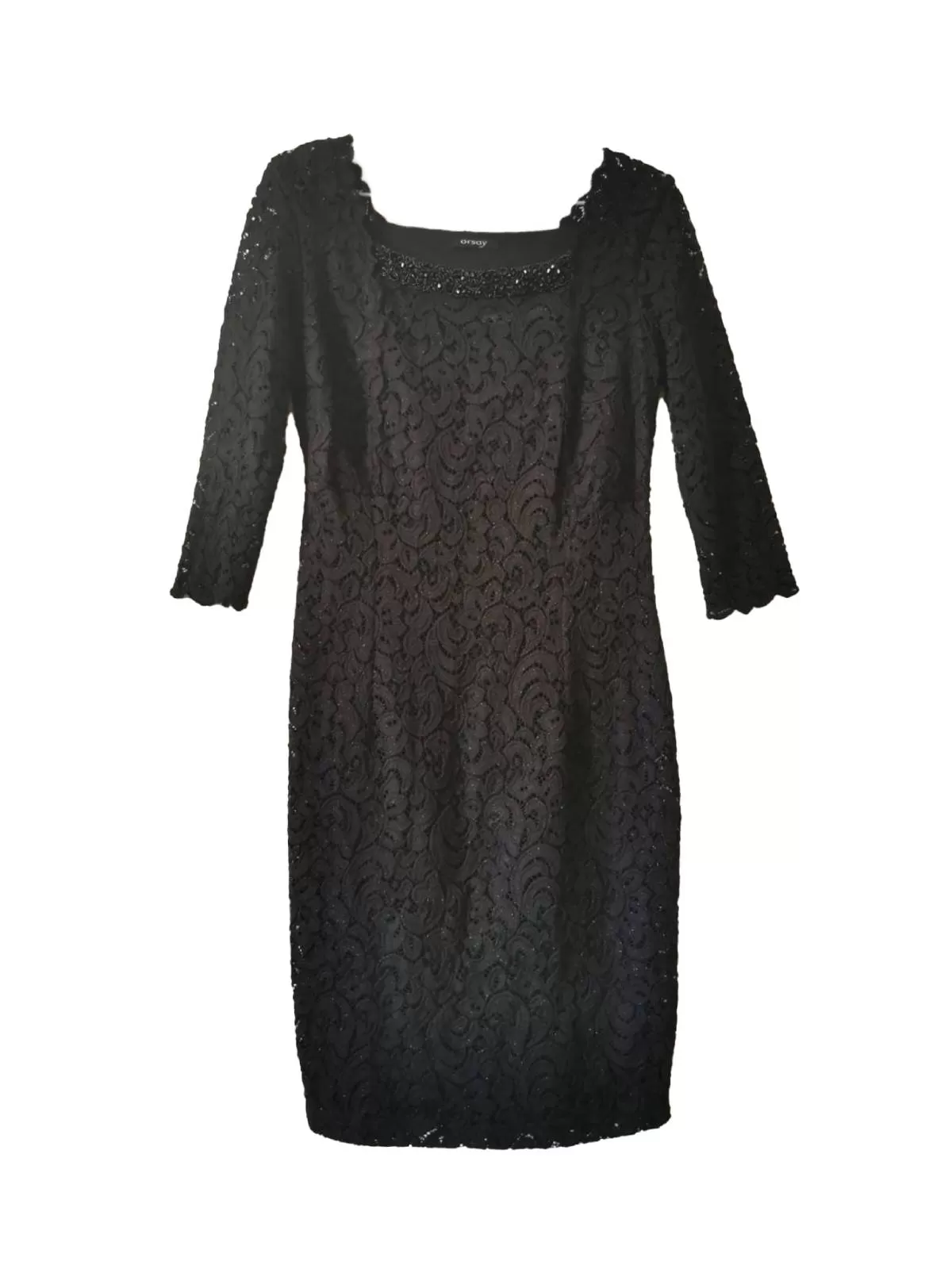 Rochie de seară Orsay EU 38 | Negru, Mini, Poliamidă