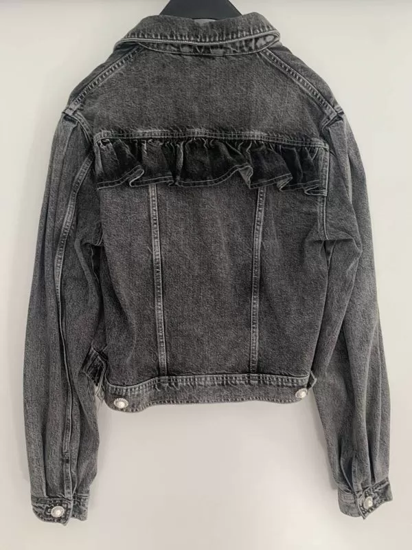 Geacă din denim CUSTOMMADE EU 38 | Gri, Fără glugă, Bumbac - Image 4
