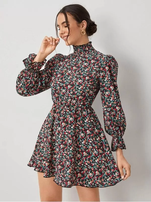 Rochie casual Shein EU 38 | Multicolor, Mini, Poliester - Image 2