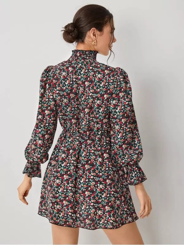 Rochie casual Shein EU 38 | Multicolor, Mini, Poliester - Image 3