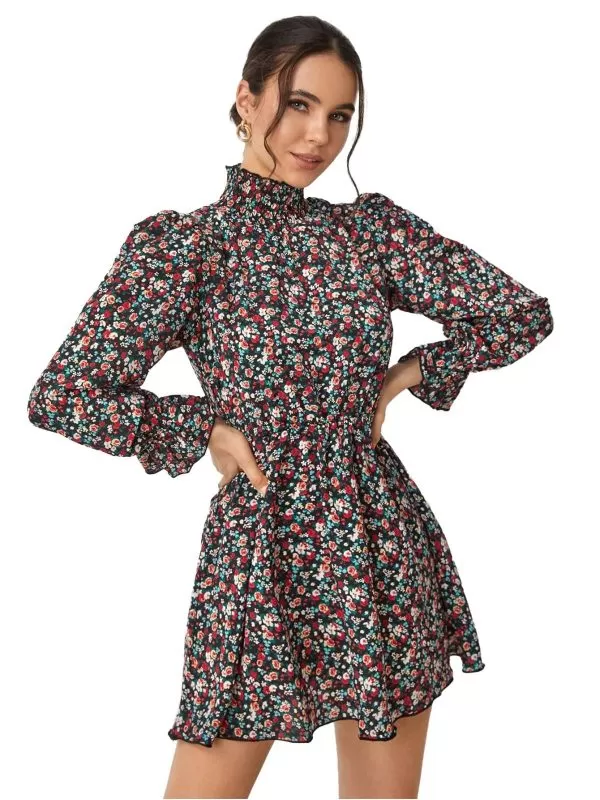 Rochie casual Shein EU 38 | Multicolor, Mini, Poliester