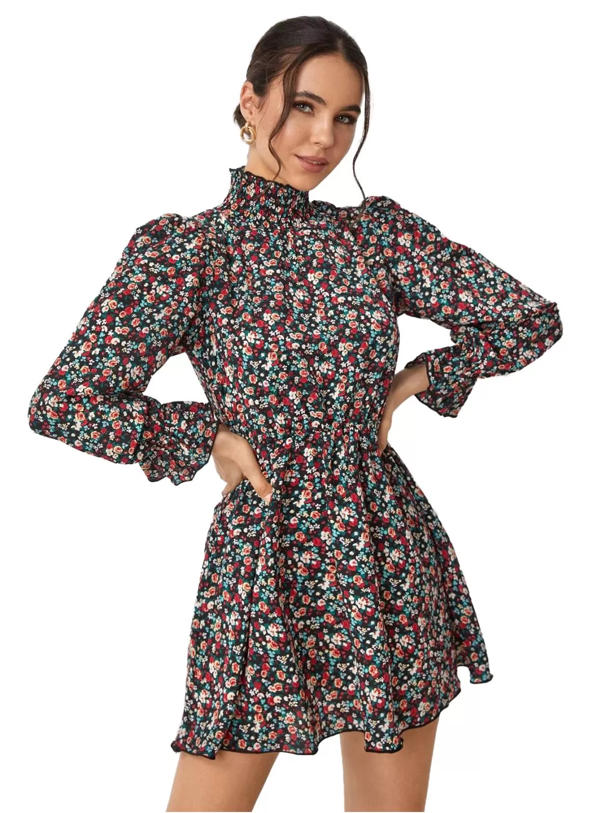 Rochie casual Shein EU 38 | Multicolor, Mini, Poliester