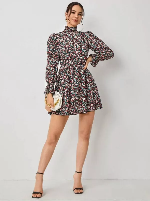 Rochie casual Shein EU 38 | Multicolor, Mini, Poliester - Image 5