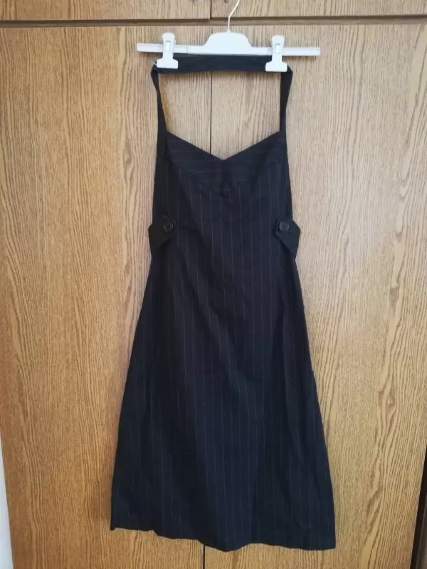 Rochie de seară Zara EU 38 | Negru, Midi, Bumbac - Image 5