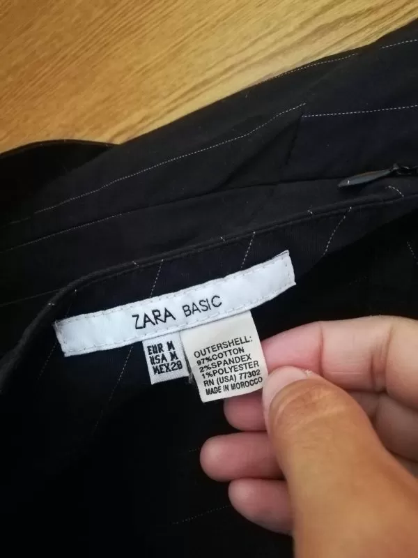 Rochie de seară Zara EU 38 | Negru, Midi, Bumbac - Image 3