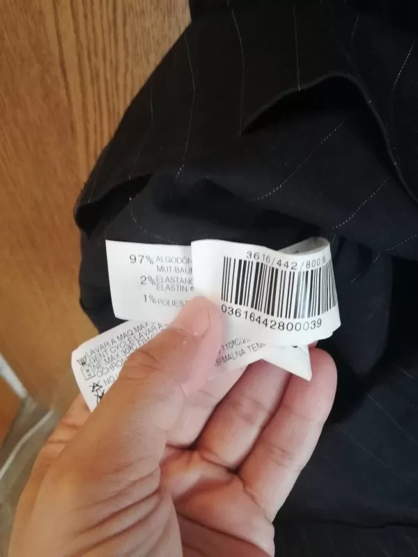 Rochie de seară Zara EU 38 | Negru, Midi, Bumbac - Image 4