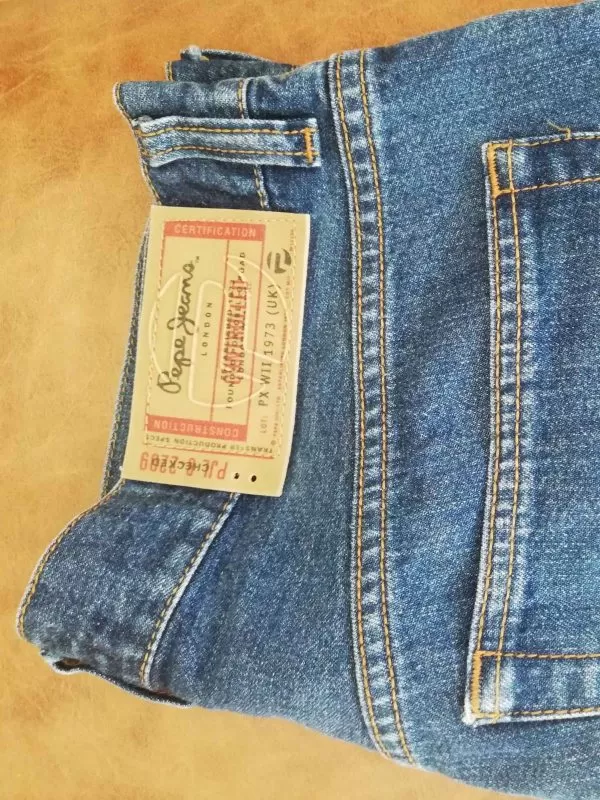 Blugi Pepe Jeans EU 32 | Albastru, Lungi, Bumbac - Image 3