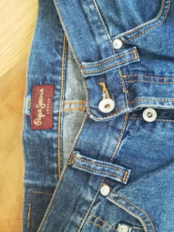 Blugi Pepe Jeans EU 32 | Albastru, Lungi, Bumbac - Image 5