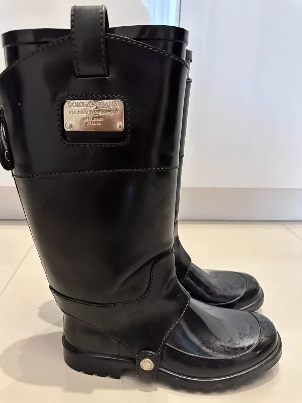 Cizme Dolce & Gabbana EU 38 | Negru - Image 5