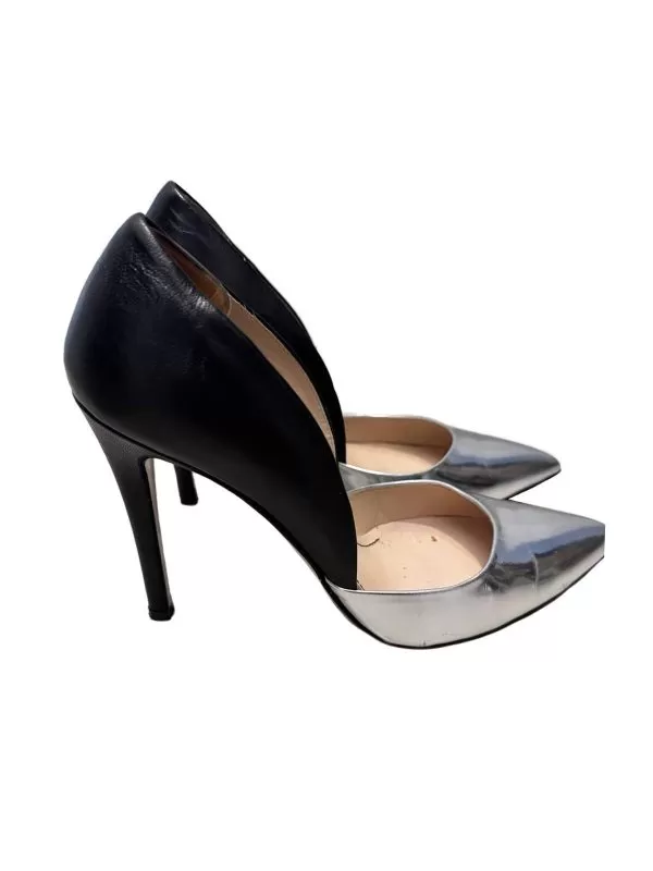 Pantofi cu toc înalt Musette EU 38 | Negru, Piele naturală
