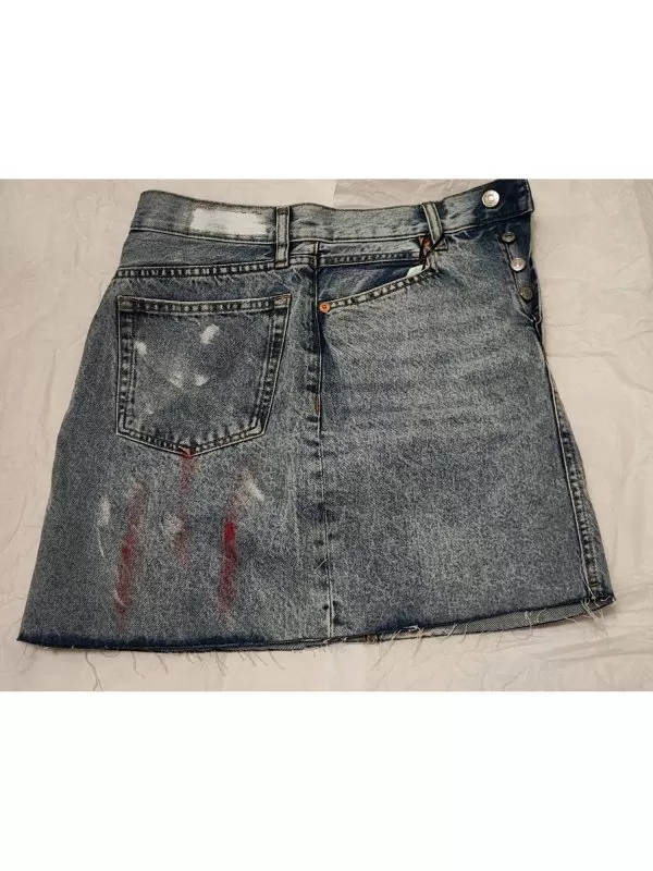 Fustă WHITE LABELED EU 38 | Albastru, Midi, Denim - Image 4