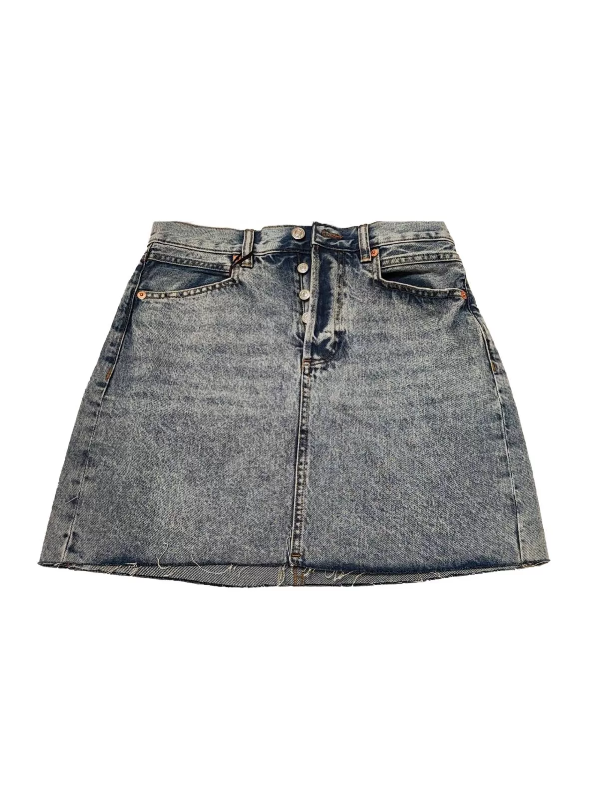 Fustă WHITE LABELED EU 38 | Albastru, Midi, Denim