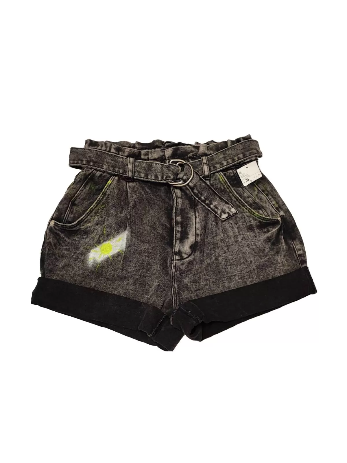 Pantaloni WHITE LABELED EU 36 | Gri, Lungi, Denim